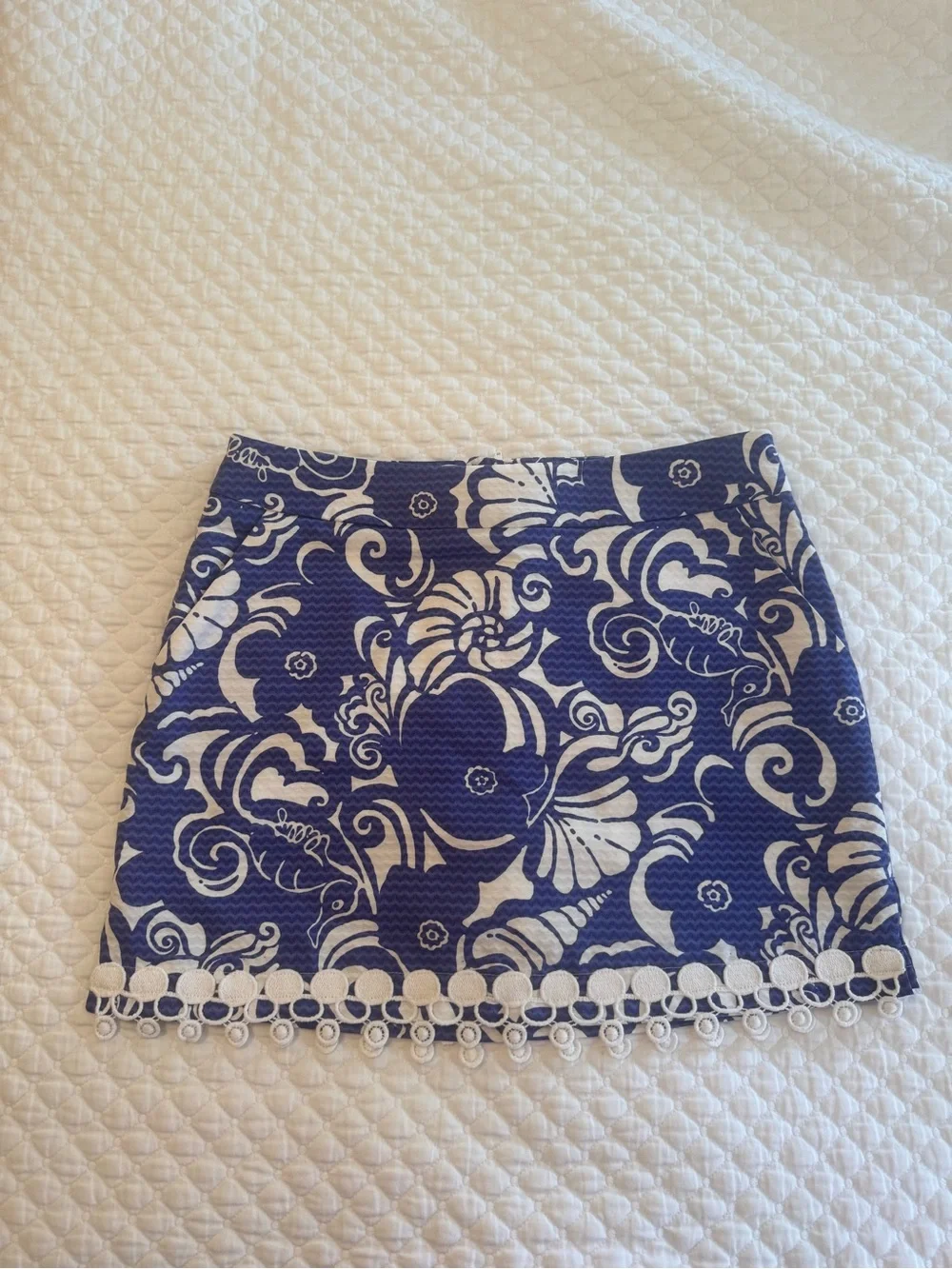 Lilly Pulitzer Blue and White  skort